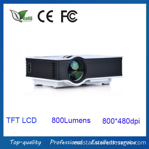 Cheap price native 800*480 full 3d hd led smart projector with android system